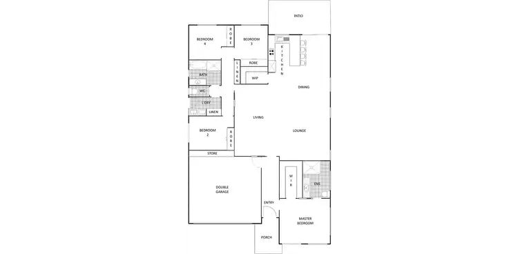Floorplan of Homely house listing, 4 Cartledge Street, Casey ACT 2913