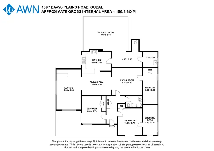 Floorplan of Homely rural property listing, 1097 Davys Plains Road, Cudal NSW 2864