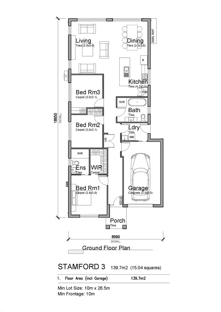 Floorplan of Homely house listing, Lot 11/90 Tahmoor Road, Tahmoor NSW 2573