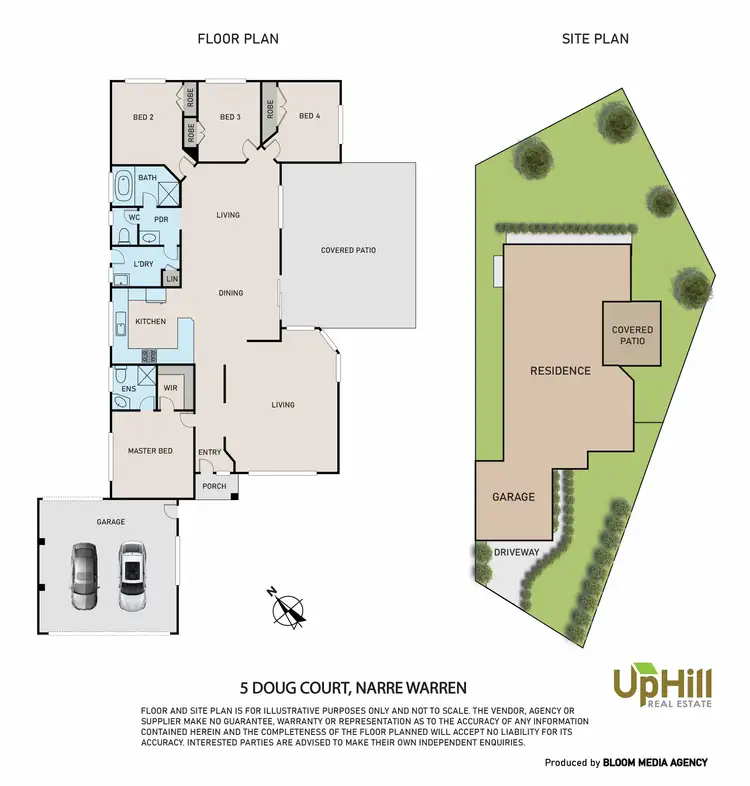 Floorplan of Homely house listing, 5 Doug Court, Narre Warren VIC 3805