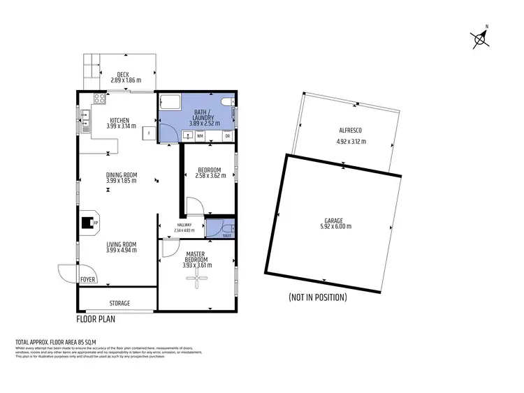 Floorplan of Homely house listing, 2594 Mansfield-Woods Point Road, Howqua Inlet VIC 3723