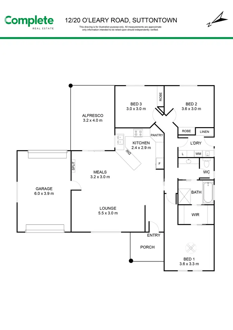 Floorplan of Homely house listing, 12/20 O'LEARY ROAD, Mount Gambier SA 5290