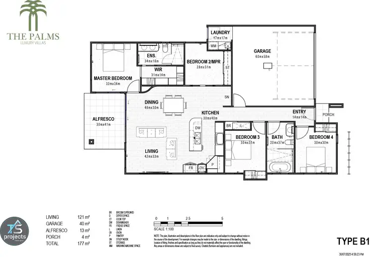 Floorplan of Homely villa listing, 5/1 Connie Way, Thornlands QLD 4164