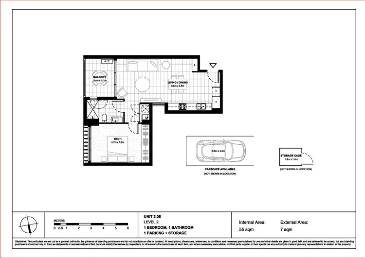 Floorplan of Homely apartment listing, 205/15 Hercules Street, Ashfield NSW 2131