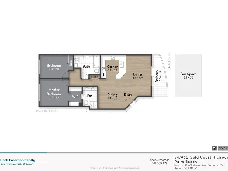 Floorplan of Homely unit listing, 34/955 Gold Coast Highway, Palm Beach QLD 4221