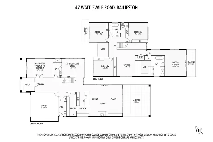 Floorplan of Homely house listing, 47 Wattlevale Road, Bailieston VIC 3608