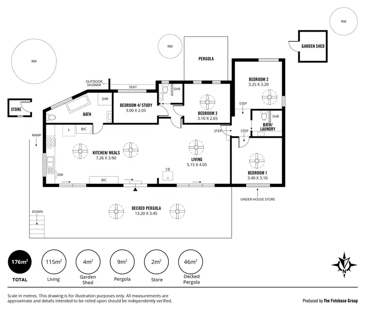 Floorplan of Homely house listing, 13 Scenic View Drive, Second Valley SA 5204
