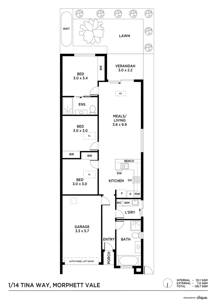 Floorplan of Homely house listing, Lot 1/14 Tina Way, Morphett Vale SA 5162