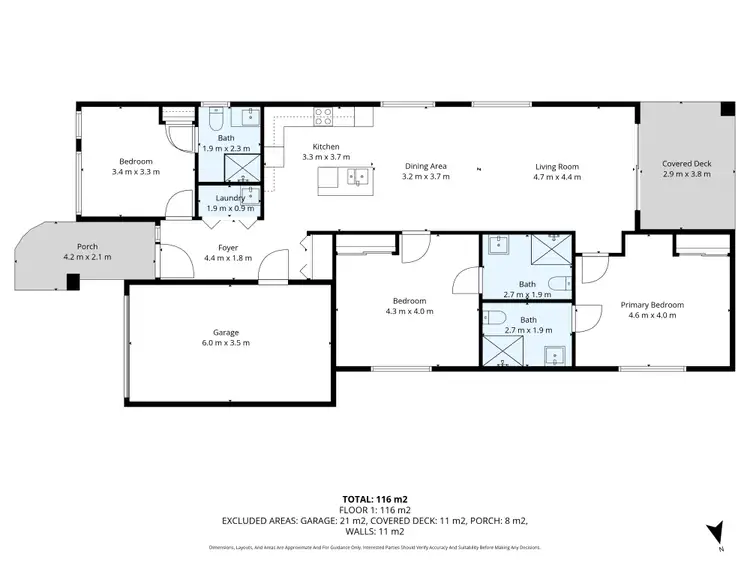 Floorplan of Homely house listing, 32 Buckingham Boulevard, Strathtulloh VIC 3338