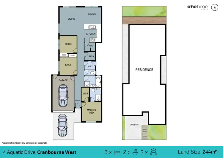 Floorplan of Homely house listing, 4 AQUATIC DRIVE, Cranbourne West VIC 3977