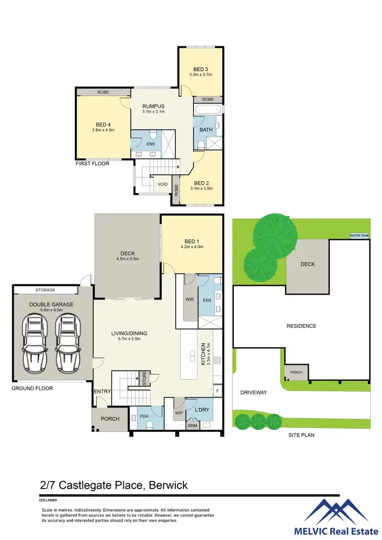Floorplan of Homely house listing, C/7 Castlegate Place, Berwick VIC 3806