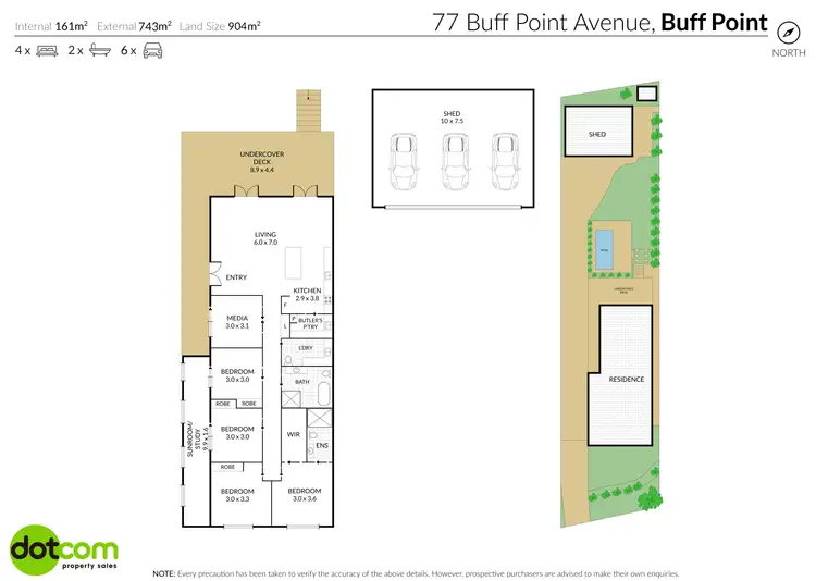 Floorplan of Homely house listing, 77 Buff Point Avenue, Buff Point NSW 2262