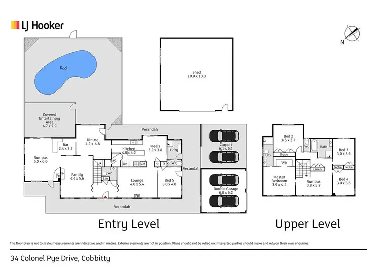 Floorplan of Homely rural property listing, 34 Colonel Pye Drive, Cobbitty NSW 2570