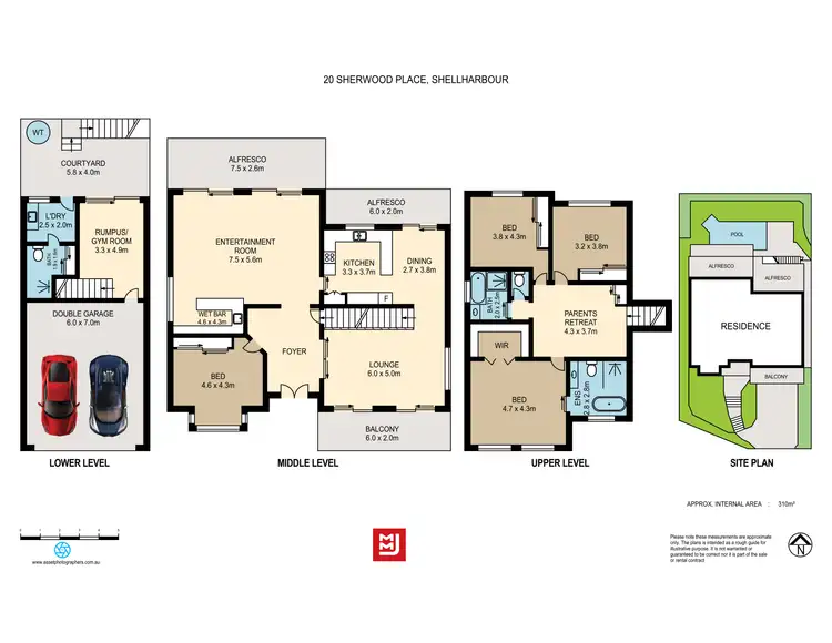 Floorplan of Homely house listing, 20 Sherwood Place, Shellharbour NSW 2529