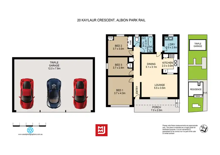 Floorplan of Homely house listing, 20 Kaylaur Crescent, Albion Park Rail NSW 2527