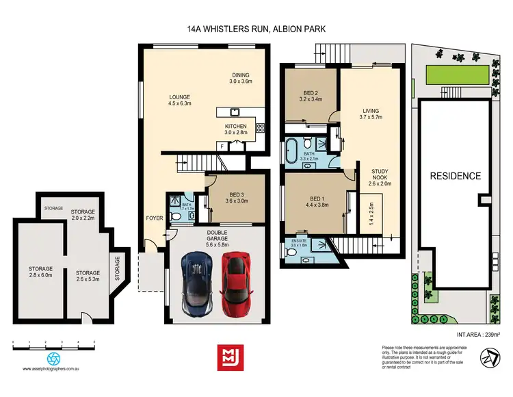 Floorplan of Homely house listing, 14A Whistlers Run, Albion Park NSW 2527