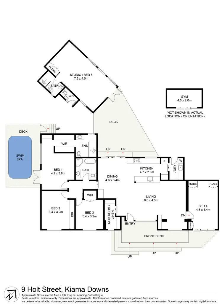 Floorplan of Homely house listing, 9 Holt Street, Kiama Downs NSW 2533