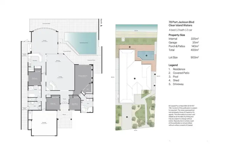 Floorplan of Homely house listing, 78 Port Jackson Boulevard, Clear Island Waters QLD 4226