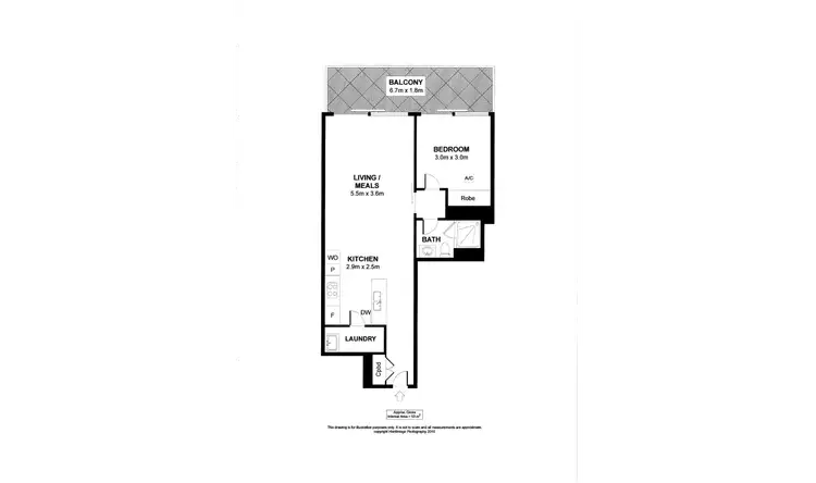 Floorplan of Homely apartment listing, 905/20 Hindmarsh Square, Adelaide SA 5000