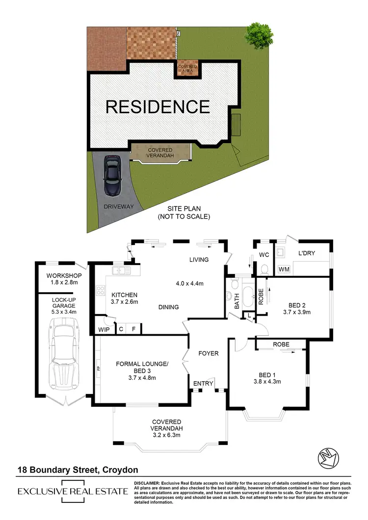 Floorplan of Homely house listing, 18 Boundary Street, Croydon NSW 2132