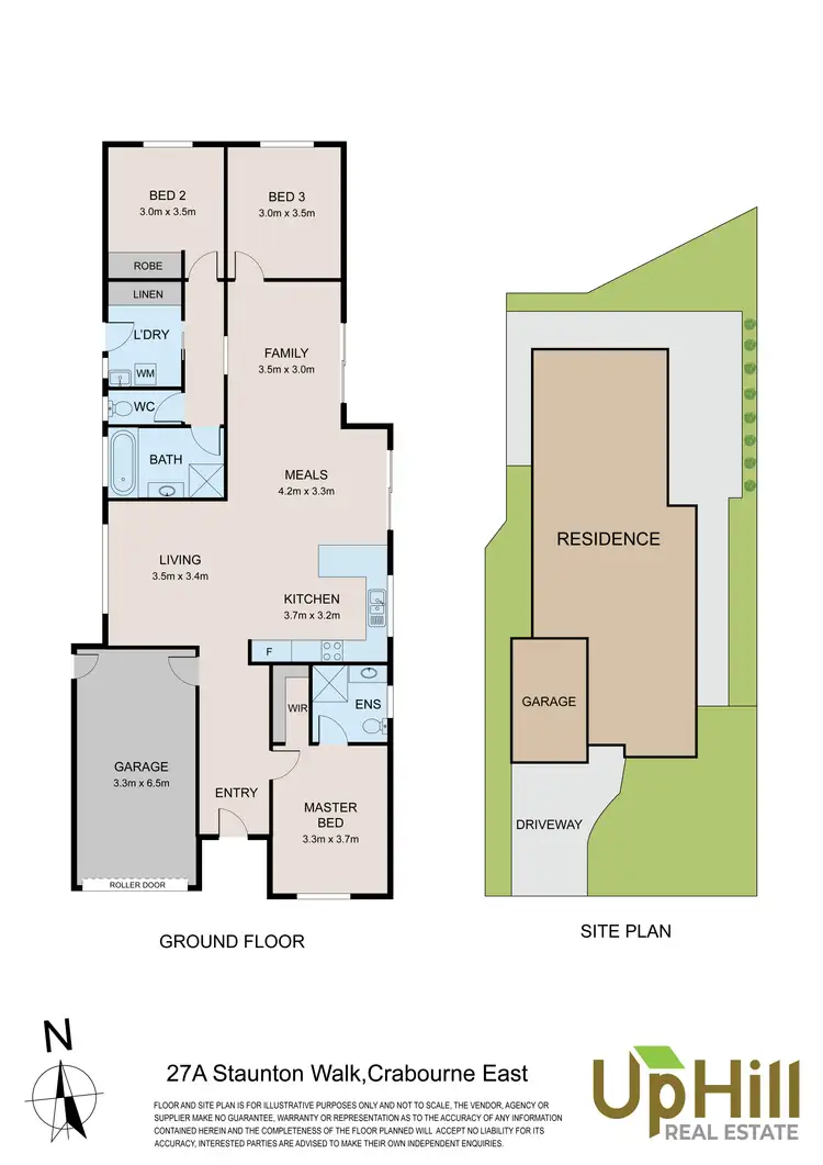 Floorplan of Homely house listing, 27A Staunton Walk, Cranbourne East VIC 3977