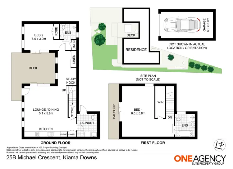 Floorplan of Homely townhouse listing, 25B Michael Crescent, Kiama Downs NSW 2533