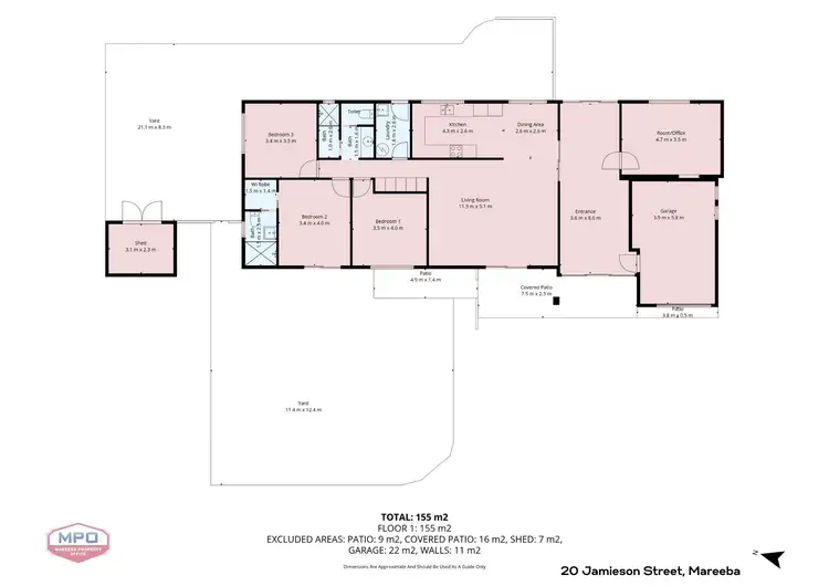 Floorplan of Homely house listing, 20 Jamieson Street, Mareeba QLD 4880