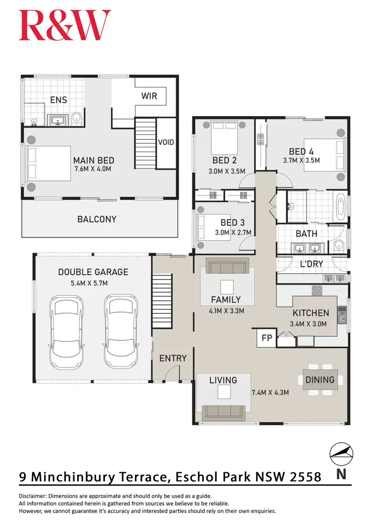 Floorplan of Homely house listing, 9 Minchinbury Terrace, Eschol Park NSW 2558