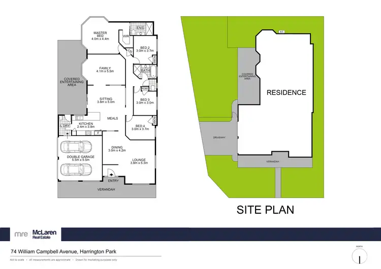 Floorplan of Homely house listing, 74 William Campbell Avenue, Harrington Park NSW 2567
