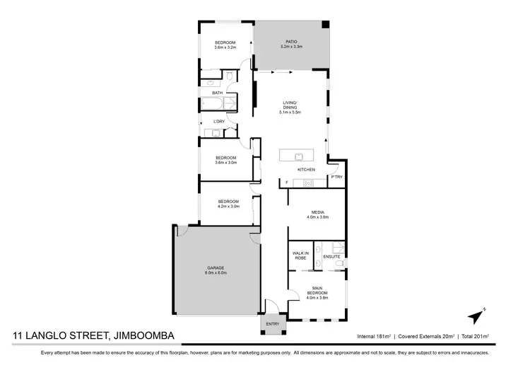 Floorplan of Homely house listing, 11 Langlo Street, Jimboomba QLD 4280