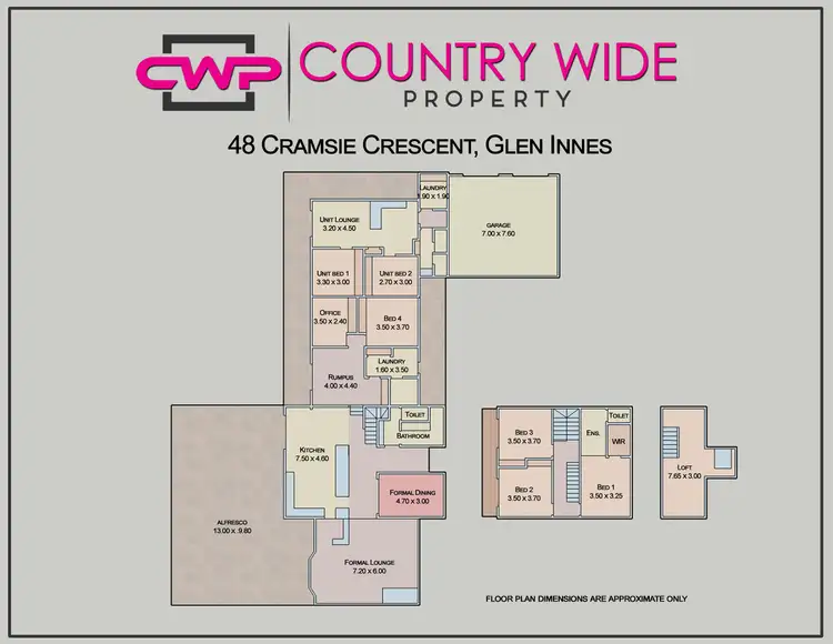 Floorplan of Homely house listing, 48 Cramsie Crescent, Glen Innes NSW 2370