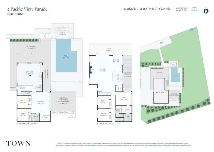 Floorplan of Homely house listing, 2 Pacific View Parade, Buderim QLD 4556