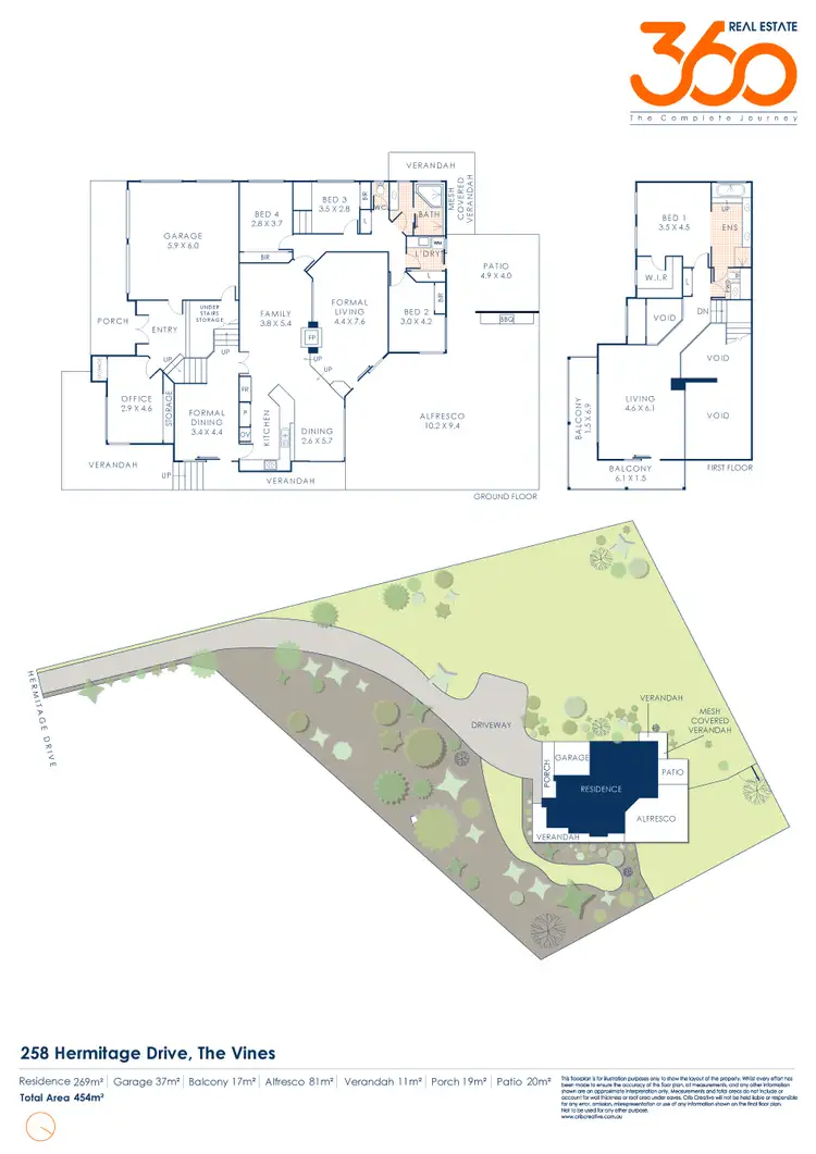 Floorplan of Homely house listing, 258 Hermitage Drive, The Vines WA 6069