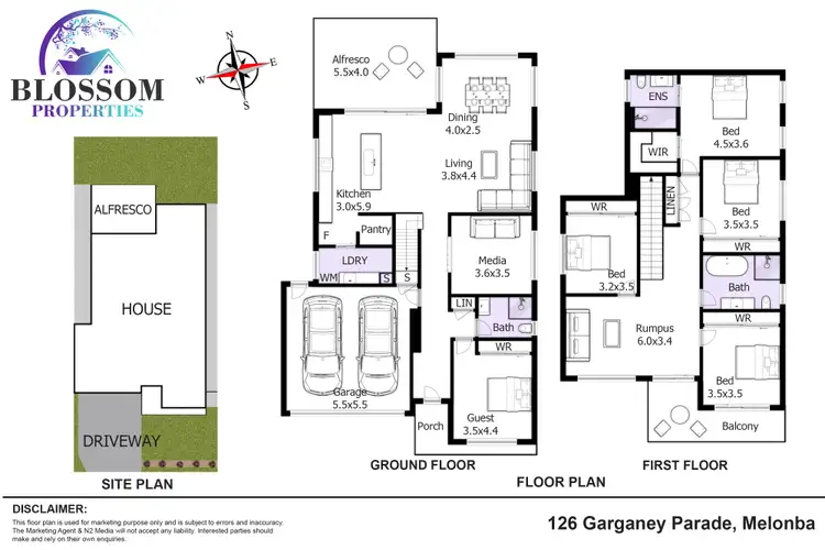Floorplan of Homely house listing, 126 Garganey Parade, Marsden Park NSW 2765