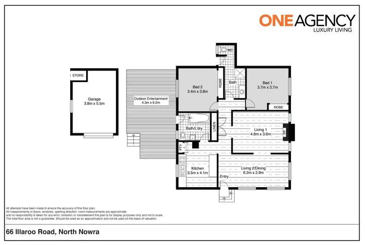 Floorplan of Homely house listing, 66 Illaroo Road, North Nowra NSW 2541
