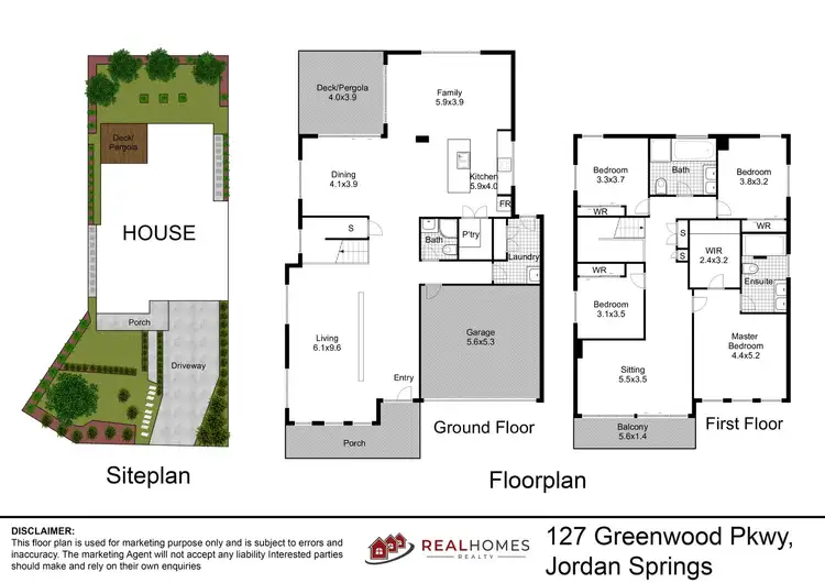 Floorplan of Homely house listing, 127 Greenwood Parkway, Jordan Springs NSW 2747