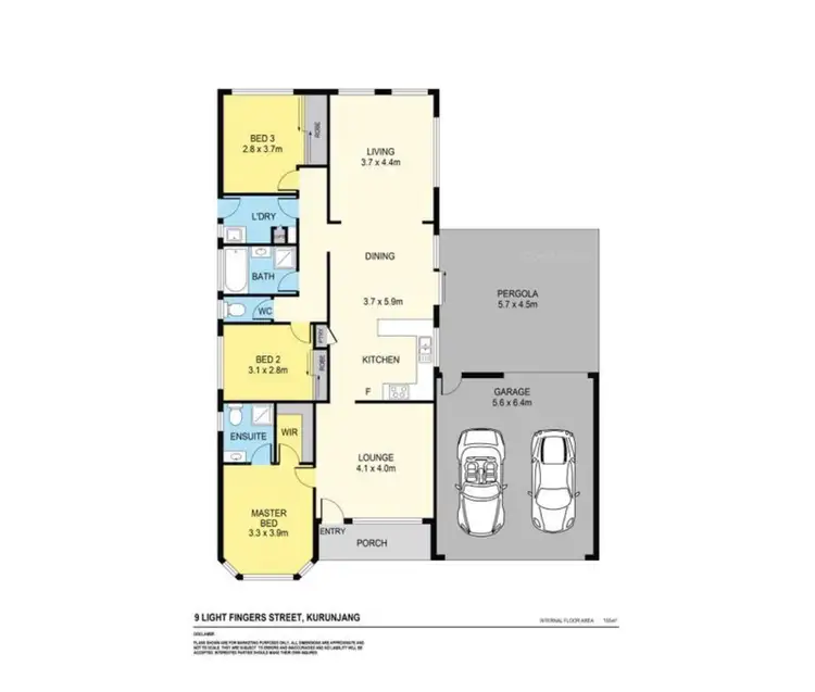 Floorplan of Homely house listing, 9 Light Fingers Street, Kurunjang VIC 3337