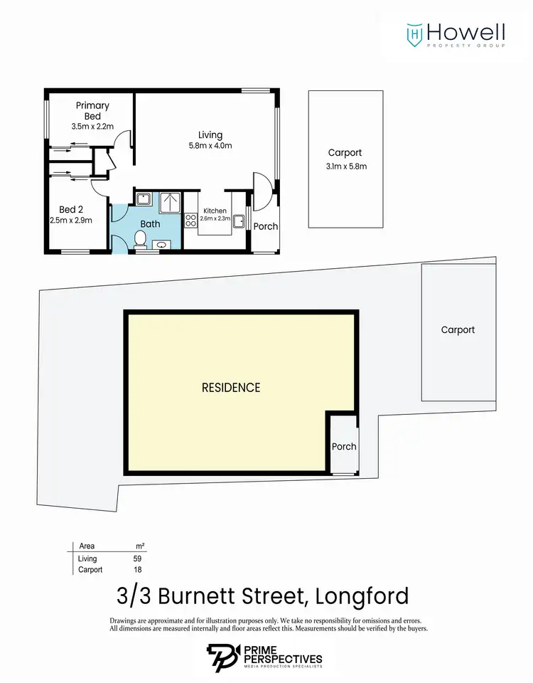 Floorplan of Homely unit listing, 3/3 Burnett Street, Longford TAS 7301
