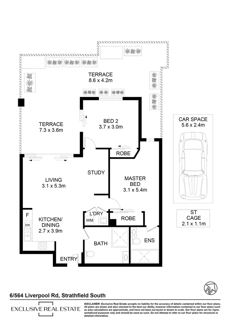 Floorplan of Homely apartment listing, 6/564 Liverpool Road, Strathfield South NSW 2136