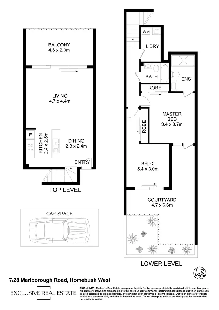 Floorplan of Homely unit listing, 7/28 Marlborough Road, Homebush West NSW 2140