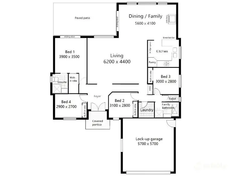 Floorplan of Homely house listing, 30 Ee Jung Road, Springbrook QLD 4213