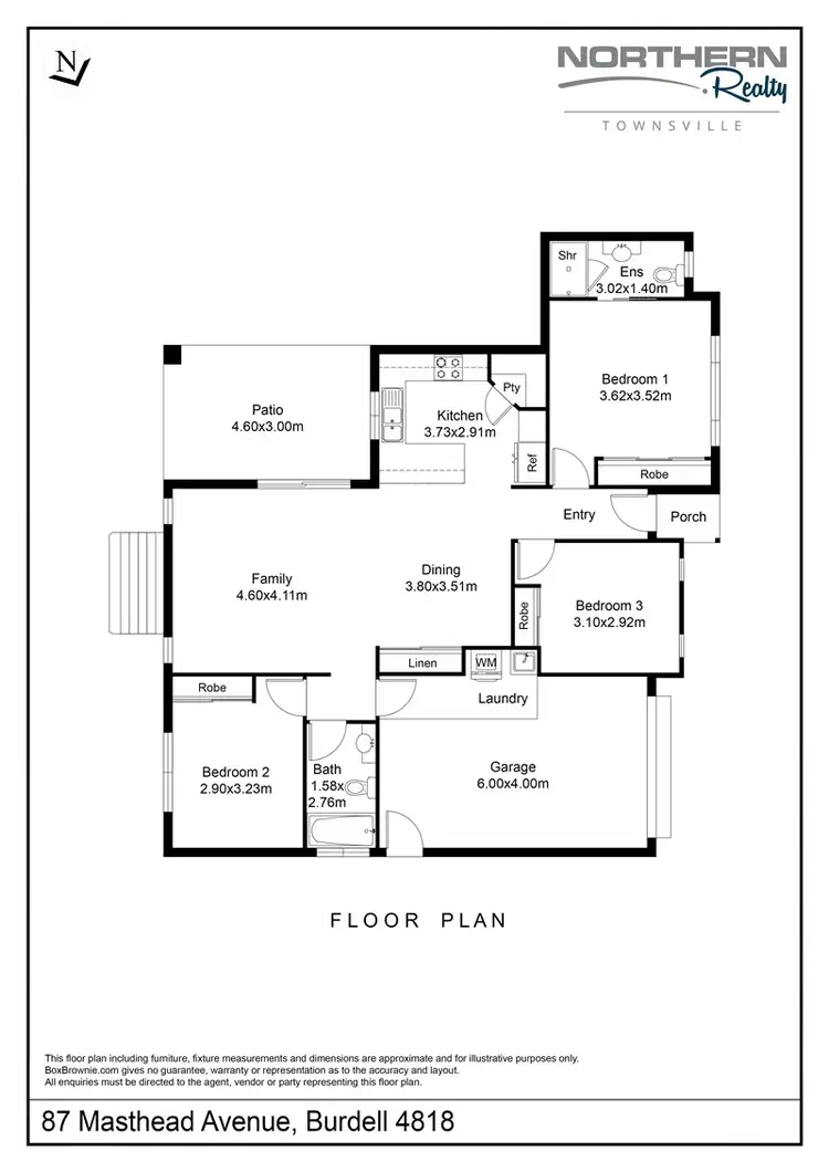 Floorplan of Homely house listing, 87 Masthead Avenue, Burdell QLD 4818