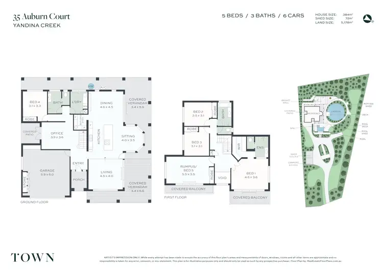 Floorplan of Homely house listing, 35 Auburn Court, Yandina Creek QLD 4561