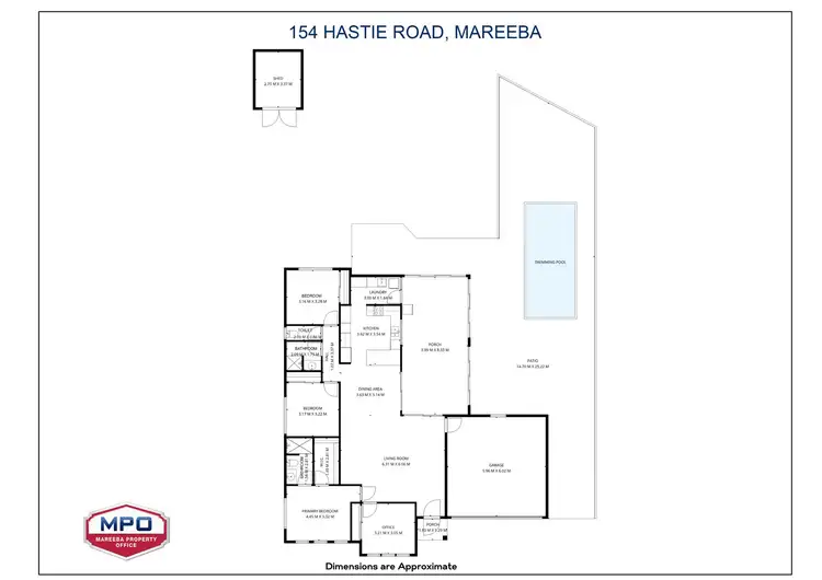 Floorplan of Homely house listing, 154 Hastie Road, Mareeba QLD 4880