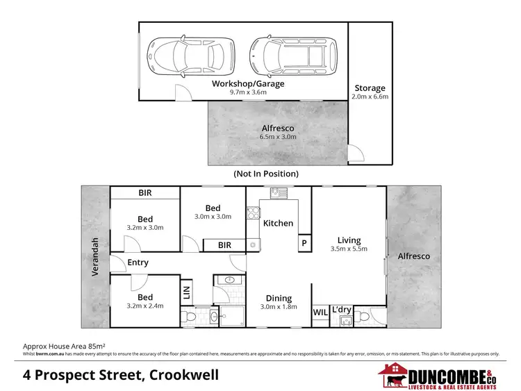 Floorplan of Homely house listing, 4 Prospect Street, Crookwell NSW 2583