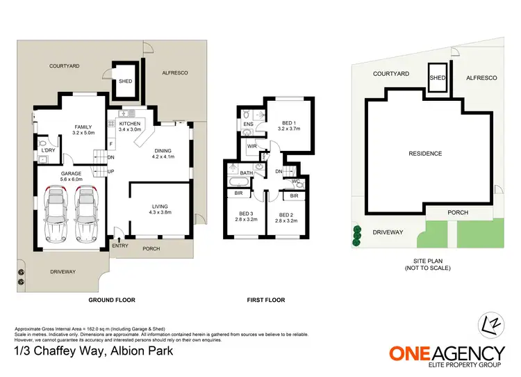 Floorplan of Homely townhouse listing, 1/ 3 Chaffey Way, Albion Park NSW 2527
