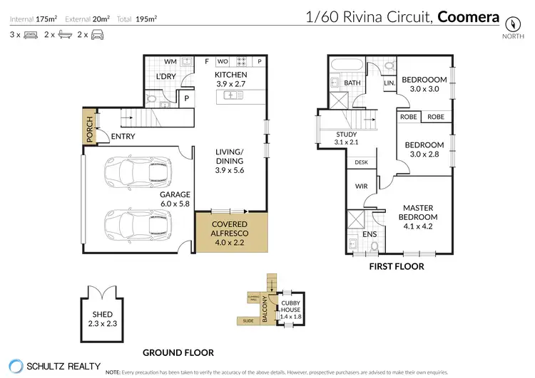 Floorplan of Homely house listing, 1/60 Rivina Circuit, Coomera QLD 4209