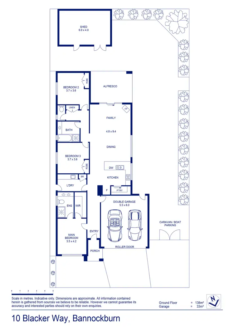 Floorplan of Homely house listing, 10 Blacker Way, Bannockburn VIC 3331