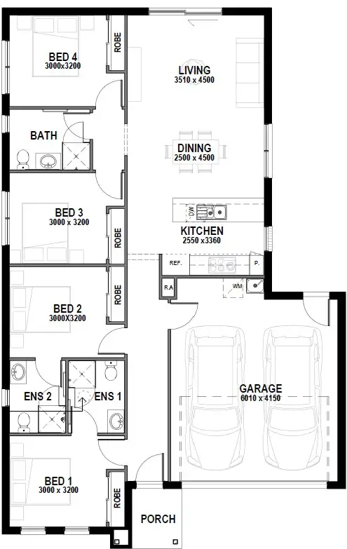 Floorplan of Homely house listing, lot 116/3 Hayward Street, Clyde North VIC 3978