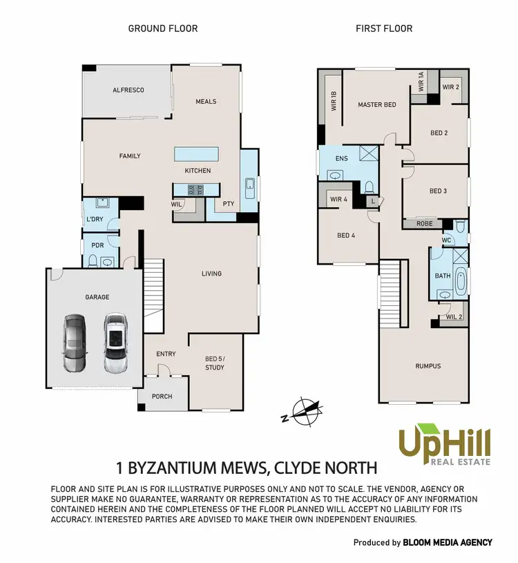 Floorplan of Homely house listing, 1 Byzantium Mews, Clyde North VIC 3978